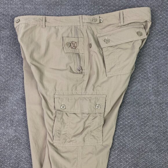 Clothing Arts P Cubed Pick Pocket Proof Cargo Pants Mens 40 x 30 Fit 41x29 Khaki - Picture 7 of 14